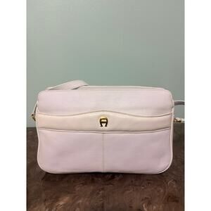 Vintage Etienne Aigner Shoulder Strap Purse‎ White Lizard